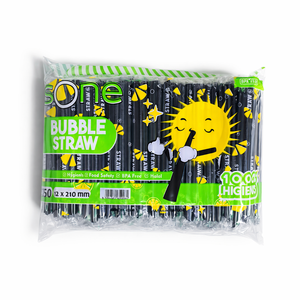 Higienic Individually Plastic-Wrapped PP Polypropylene Plastic Straw 12 mm Diameter 210 Length for Boba Tea made in Indonesia - Product Image 2