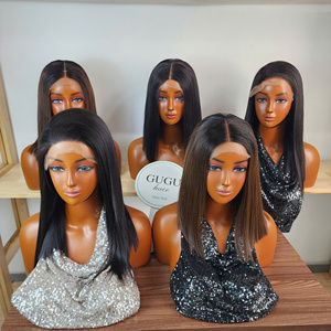 Bob <b>Wig</b> <b>Human</b> <b>Hair</b> Transparent for Lace Front Glueless <b>Wigs</b> Pre Plucked Pre Cut 100% Virgin Vietnamese <b>Hair</b> Silky Straight - Product Image 5