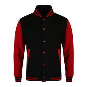 Custom Men's Eco-Friendly Anti-Bacterial Windproof Breathable 100% Wool Leather Varsity Jacket - Product Image 4