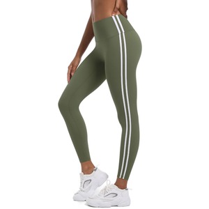 Custom Women’s Yoga Pants High Waist Tummy Control Scrunch Butt Lift Workout <b>Leggings</b> Solid <b>Pattern</b> - Product Image 1