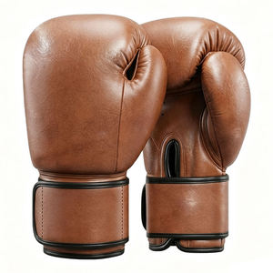 Leather Boxing Gloves Shock Absorbing <b>Foam</b> Professional Training OEM Factory Direct Wholesale Supplier Export - Product Image 5
