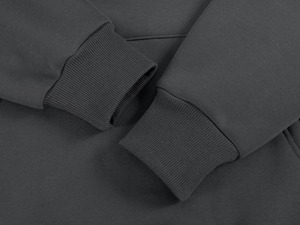 Sweat à capuche vierge en gros 100% coton molletonné avec impression de logo personnalisé unisexe, style streetwear, fournisseur d'usine - Product Image 3
