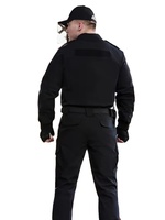 Black Cotton Quick-Dry Breathable High Quality Tear Resistant Anti-electricity Customized Color Long Sleeve Coat Guard Uniform