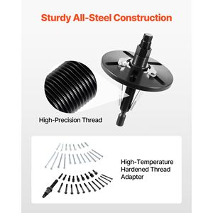 Kit di Strumenti per l'Installazione e la Rimozione di Bilanciatori Armonici in Acciaio di Grado Industriale per Facile Installazione e Rimozione - Product Image 5
