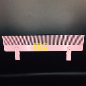 Support de perruque en acier inoxydable noir mat durable avec logo personnalisé, support de rangement pour extensions capillaires, peigne rose en gros à forte tenue - Product Image 4