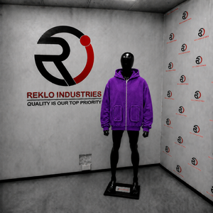 Purple Washed <b>Oversized</b> Zip Up Hoodie <b>Vintage</b> Streetwear Loose Fit Full Zipper Hooded <b>Sweatshirt</b> With Double Patch Pockets Wear - Product Image 3