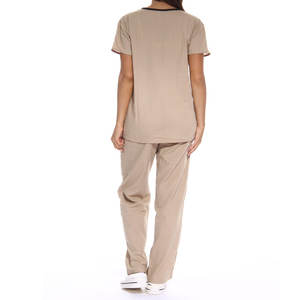 Conjunto de Uniformes Médicos de Algodón y Poliéster de Venta Caliente, Diseño Personalizado con Logotipo, Chaleco de Verano para Spa, Traje Sanitario BY HI - Product Image 3