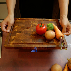 Planche à découper moderne en bambou d'acacia 2026 pour cuisine, durable, antibactérienne, non toxique, produit de décoration intérieure, Vietnam - Product Image 5