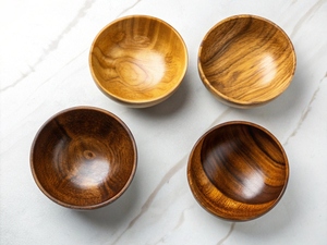 Serveware-cuencos de frutos secos de color turquesa, Colección orgánica, Teal - Product Image 2