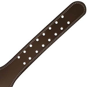 Cinturón de levantamiento de pesas de cuero acolchado de 4 pulgadas con hebilla de doble punta y diseño cónico, accesorios de gimnasio, soporte para la espalda, cinturones de powerlifting - Product Image 3