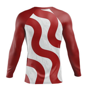 Mma Rashguard for Men Sublimation Printed Mma Shirt Long Sleeve Kickboxing Compression Shirt Thai Fighting Boxing Jerseys - Product Image 2