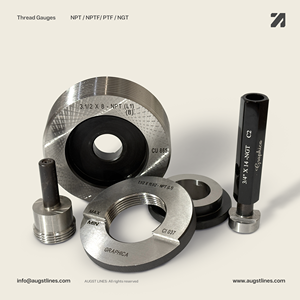 Calibrador de Rosca NPT de Alta Precisión NPT/NPTF/PTF/NGT L1 L3 L9 con Límite de Paso Mínimo y Máximo para Inspección de Roscas Cónicas de Tuberías - Product Image 6