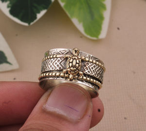 Anillo de Tortuga Marina de Plata de Ley 925, Anillo de Animal Altamente Pulido, Joyería Clásica y Delicada para Bodas, Regalos de Verano para Mujeres - Product Image 5