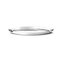 Plateau de luxe argenté à motif vertical, cadeaux de mariage personnalisés, décorations de Noël modernes, rétroéclairé, multifonctionnel
