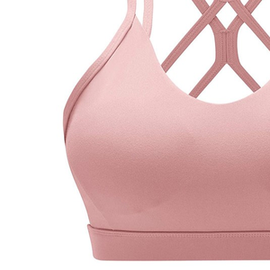 Vêtements de yoga d'été pour femmes : sous-vêtements respirants, soutien-gorge de sport pour la course à pied, effet push-up et maintien anti-choc - Product Image 2