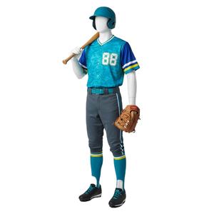 Ensemble d'uniformes de baseball personnalisés au design dernier cri pour les sports d'équipe, options d'impression intégrale, respirant, séchage rapide, 100% polyester, parfait - Product Image 2
