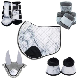 Juego de almohadillas para silla de montar de caballo, almohadilla Ores con juego a juego, disponible en varios estilos modernos - Product Image 3