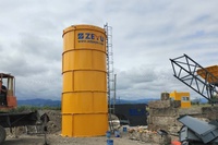 Fabrika Fiyatı 150 Ton Dikey Civatalı Silo, Konteyner Taşıma Tasarımıyla Beton Santrallerinde Toplu Toz Depolaması İçin