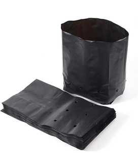 Sac de culture en plastique noir de 18 gallons, grand conteneur de plantation en PE pour légumes et fleurs - Product Image 3