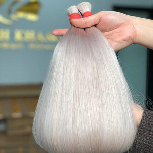 Minh Khang Premium Hair Ofrece Cabello Natural Liso Remy de Alta Calidad de Vietnam, Suave, Sedoso, Sin Procesar, Virgen, de Lujo, 100g - Product Image 1