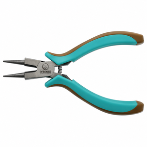 Pince à bec rond professionnelle en acier inoxydable pour la fabrication de bijoux, le façonnage de fils et la création de boucles - Product Image 1