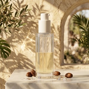 Aceite Facial Hidratante con Escualano, Aceite de Jojoba y Vitamina E, OEM ODM, Botella de Vidrio de 50 ml, MOQ 200 Piezas - Product Image 3