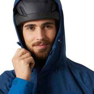 Veste imperméable à capuche pour homme, style sportif, coupe classique, coque en polyester, fermeture éclair, pour l'automne - Product Image 4