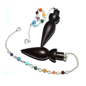 Péndulos de madera de rosa para chacras, pendulos de cadena de chacras, a precio asequible, gran oferta - Product Image 6