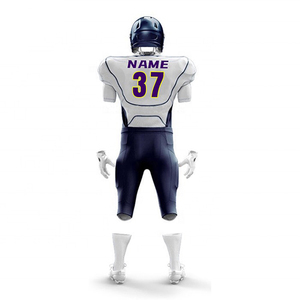 High Quality Printed American Football Jersey Uniform Breathable 100% <b>Polyester</b> Customizable UV Protection Front - Product Image 5