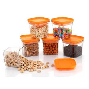 Armoire de rangement boîte ensemble Grain haricots noix cuisine garde-manger pièces stockage des aliments conteneur ensemble frais boîte en plastique multifonction - Product Image 6