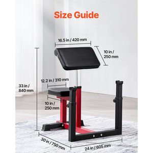 Attrezzature per il Fitness per palestra di casa pesante 440 libbre Max carico panca per allungamento gamba braccio isolati allenamenti seduti banco bilanciere - Product Image 2