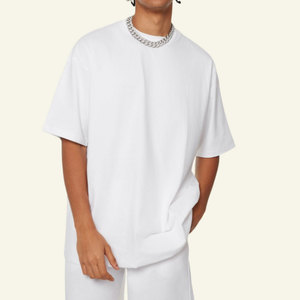 Ensemble de costume d'été pour homme avec logo personnalisé, t-shirt et short vierges, tenue de sport deux pièces, t-shirt à manches courtes assorti - Product Image 6