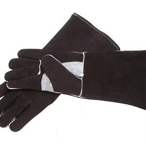 Gants de soudeur résistants à la chaleur et au feu, de haute qualité, en cuir de vachette, confortables, pour soudage TIG - Product Image 2