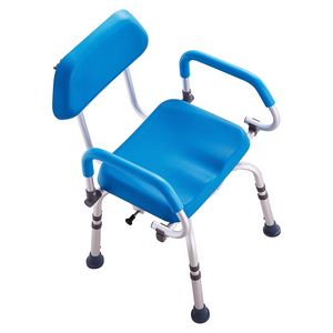 Sedia da doccia girevole regolabile di 360 gradi antiscivolo imbottita per vasino per anziani disabili con capacità di 300 libbre bagno per bambini - Product Image 1