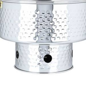 Premium Hammered Stainless Steel Chafing Dish Luxury Gold Handle <b>Buffet</b> <b>Server</b> & Food Warmer for Catering Weddings & Events - Product Image 5