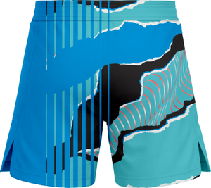 Shorts de boxe MMA personnalisés avec logo, service OEM, shorts MMA couleur unie très demandés à vendre 2025 - Product Image 3