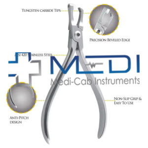 Orthodontic Distal End <b>Cutter</b> – <b>Safety</b> Hold, Long Handle by medicab surgical instrunments - Product Image 5