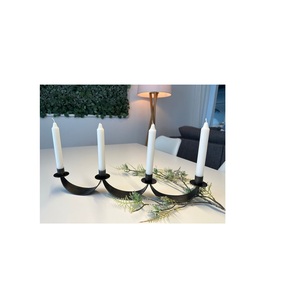 Porte-bougie en fer élégant, centre de table décoratif haut de gamme pour les rassemblements, les fêtes et les projets d'amélioration de la maison - Product Image 6