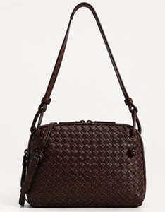 Sac bandoulière Gravs tendance en cuir véritable tressé style bohème, sacoche photo de luxe faite à la main, sac à bandoulière vintage pour femme avec fermeture éclair - Product Image 4