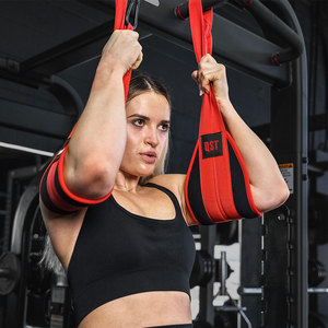 Sangles de suspension AB Home Gym pour entraînement abdominal, roues de roulement pour crunchs et tractions, sangles AB pour exercices de gainage - Product Image 2