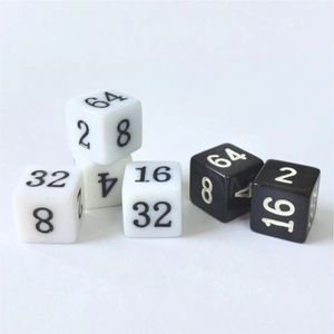 Wholesale Custom Acrylic <b>Backgammon</b> Doubling Cube 6 Sided 16mm 20mm Numbered <b>Board</b> Game Dice Accessories Set Resin Doubling Cube - Product Image 1