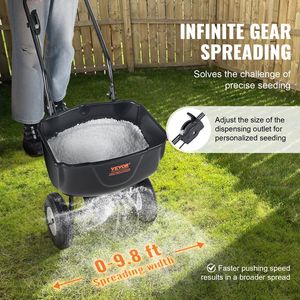 Spalmatore a spinta in acciaio da 8 ruote, - Product Image 3