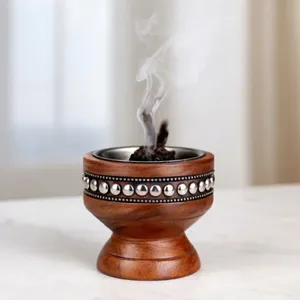 Gloss Crafts Handmade <b>Sandalwood</b> Wood Resin <b>Incense</b> Burner Moroccan Style Aromatherapy Diffuser Eco-Friendly Indian <b>Incense</b> - Product Image 1