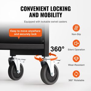Carrello Porta Libri a Rotelle Monofacciale con Capacità di 150 kg, 79,5 cm x 38,7 cm x 124,7 cm, Ripiani Inclinati a V in Acciaio, Blocco da 4 Pollici - Product Image 4