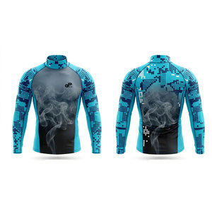 Maillot de compression de football dynamique fabriqué avec un tissu anti-humidité pour les athlètes de football, les passionnés de fitness et les sportifs actifs - Product Image 1