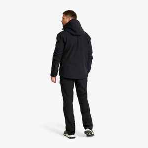 <b>Men's</b> Hooded <b>Fleece</b> <b>Jacket</b> Windproof Zipper Closure Regular Fit Solid Color Winter Casual Wear Polyester Shell - Product Image 4