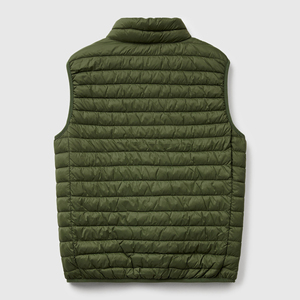 Chaleco Acolchado de Invierno Personalizado para Hombre, 100% Poliéster, Cuello Alto, Sin Mangas, Relleno de Plumón, Chaqueta Acolchada, Abrigo Cálido para Exteriores - Product Image 2
