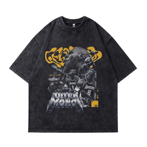 เสื้อยืดผ้าฝ้ายขนาดใหญ่พิมพ์ลายใยแมงมุมสำหรับฤดูใบไม้ร่วงแนวกอทิกฮาโลวีน - Product Image 3