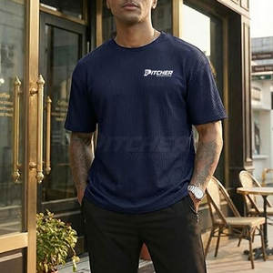 Camiseta Extra Grande para Hombre, Corte Holgado y Relajado, Moda Urbana Moderna, Material Transpirable de Primera Calidad, Ropa para Uso Diario - Product Image 2