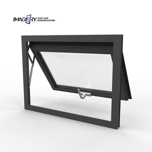 Fenêtres de maison en aluminium imperméables à ouverture vers l'extérieur, petites fenêtres extérieures, auvent en verre pour fenêtres de maison résidentielle - Product Image 2